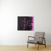 Roze Vrijgezellenfeest Foto Booth Backdrop Prop Wandkleed (In Situ (horizontaal))