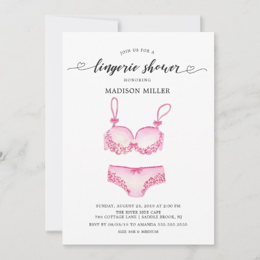  roze Vrijgezellenfeest Kaart (Voorkant)