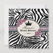 Roze Vrijgezellenfeest Kaart (Achterkant)