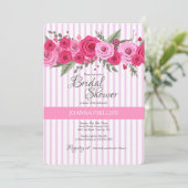 Roze Vrijgezellenfeest Kaart (Staand voorkant)