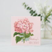  Roze Vrijgezellenfeest Kaart (Staand voorkant)