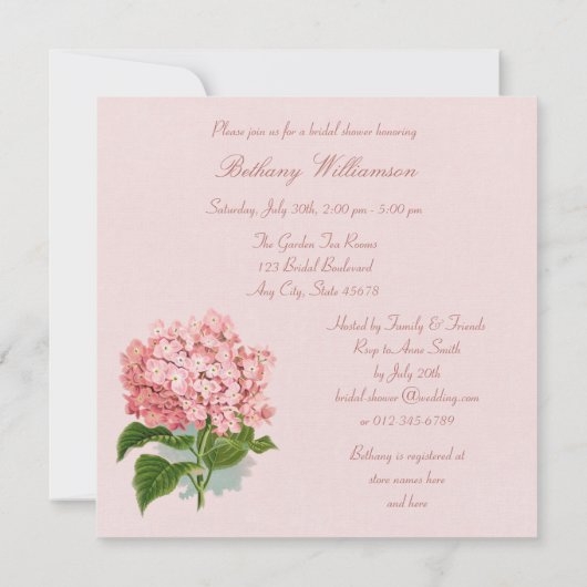 Roze Vrijgezellenfeest Kaart (Achterkant)