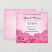  Roze Vrijgezellenfeest Kaart (Voorkant / Achterkant)