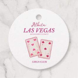 roze vrijgezellenfeest las vegas bedankjes labels