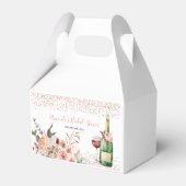 Roze Vrijgezellenfeest, liefhebbers van Blush Pink Bedankdoosjes (Achterkant)