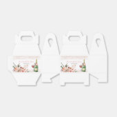 Roze Vrijgezellenfeest, liefhebbers van Blush Pink Bedankdoosjes (Uitgevouwen)