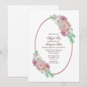 Roze Vrijgezellenfeest met hoge thee Kaart (Voorkant / Achterkant)