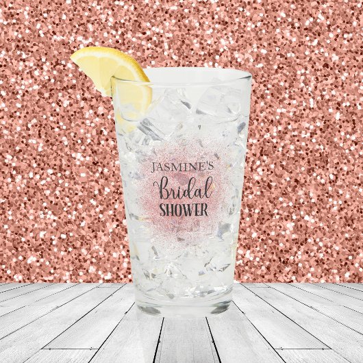 Roze Vrijgezellenfeest Petals en Prosecco Glas