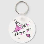 Roze Vrijgezellenfeest Sleutelhanger (Voorkant)