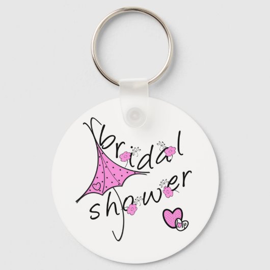 Roze Vrijgezellenfeest Sleutelhanger (Voorkant)