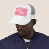 Roze vrijgezellenfeest trucker pet (In situ)