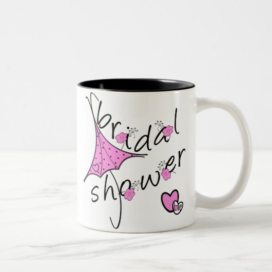 Roze Vrijgezellenfeest Tweekleurige Koffiemok (Rechts)