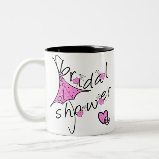 Roze Vrijgezellenfeest Tweekleurige Koffiemok (Links)
