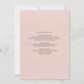 Roze vrijgezellenfeest uitnodiging (Achterkant)