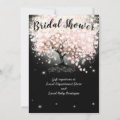 Roze Vrijgezellenfeest van de Heart Leaf Kaart (Achterkant)