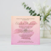 Roze Vrijgezellenfeest van Dogwood Blossom Kaart (Staand voorkant)