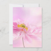 Roze Vrijgezellenfeest van Floral Kaart (Achterkant)