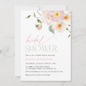 Roze Vrijgezellenfeest van Floral Kaart (Voorkant)