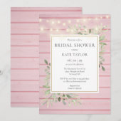 Roze Vrijgezellenfeest van het Koord van het Hout  Kaart (Voorkant / Achterkant)