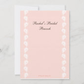  roze Vrijgezellenfeest van Redhead Kaart (Achterkant)