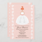  roze Vrijgezellenfeest van Redhead Kaart (Voorkant / Achterkant)