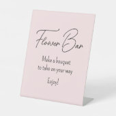 Roze Vrijgezellenfeest ventilator Reclamebord Met Voetstuk (Voorkant)