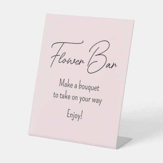 Roze Vrijgezellenfeest ventilator Reclamebord Met Voetstuk (Voorkant)