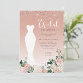 Roze Vrijgezellenfeest voor de sluiting van een pe Kaart (Staand voorkant)