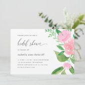 Roze Vrijgezellenfeest voor het huwelijk en kallig Kaart (Staand voorkant)