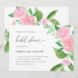 Roze Vrijgezellenfeest voor het huwelijk en kallig Kaart
