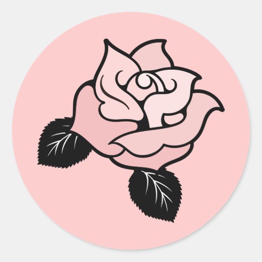 Roze Vrijgezellenfeest voor Sticker (Voorkant)