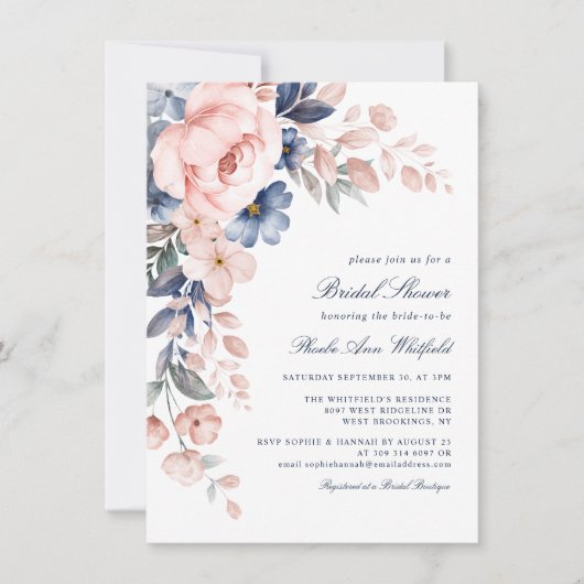  Roze Vrijgezellenfeest Waterverf Kaart (Voorkant)