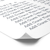 Roze Vrijgezellenfeest-Zitkuur, Midzomer Poster (Hoek)