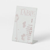 Roze Vrijgezellenfeest Zitplaats Schema voetstuk Reclamebord Met Voetstuk (Voorkant)