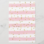 Roze vroege Baby shower wil Baby (Achterkant)