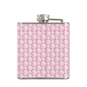 Roze vroege moeder van de bruidbruidskolf heupfles (Achterkant)