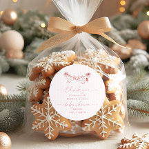 Roze vrolijke kleine baby shower meisjes waslijn