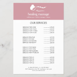 ROZE VROUW STONE MASSAGE Wellness Day Spa Flyer