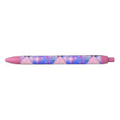  Roze Vrouwe Schrijfpen Blauwe Inkt Pen (Voorkant)