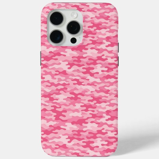 Roze vrouwelijk camouflagepatroon Case-Mate iPhone case (Achterkant)