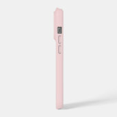Roze Vrouwelijk Dankbaar iPhone 15 Hoesje Pro Case (Linkerkant)