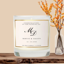 Roze Vrouwelijk Elegant Script Initiaal Bruiloft