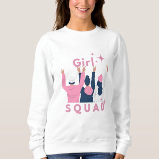 Roze Vrouwelijk Meisje Squad Sweatshirt Vrouwen Ba