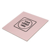 Roze Vrouwelijke | Aangepaste Professionele Logo Tegeltje (Zijkant)