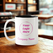 Roze Vrouwelijke Girly Business Logo Mok