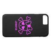 Roze vrouwelijke meeuw met boeg Case-Mate iPhone case (Achterkant (Horizontaal))