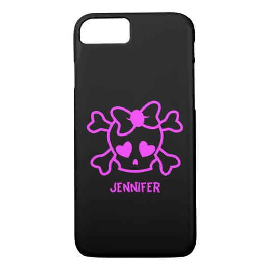 Roze vrouwelijke meeuw met boeg Case-Mate iPhone case (Achterkant)