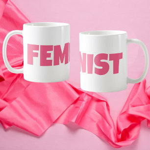 Roze Vrouwen Empowerment Feminisme Modern Feminist Koffiemok