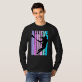 Roze vrouwen Lacrosse Player Coach Team Coaching M T-shirt (Voorkant volledig)