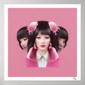 Roze vrouwen poster (Voorkant)